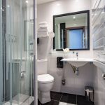 badezimmer mit dusche klassisches zimmer - hotel ker moor