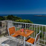 terrasse avec vue sur mer chambre supérieure - hôtel ker moor