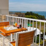 terrasse mit meerblick - hotel ker moor