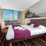 prestige room with queen size bed - hotel ker moor vue mer