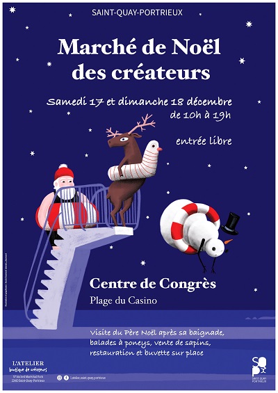Marché de Noël des créateurs Saint Quay Portrieux