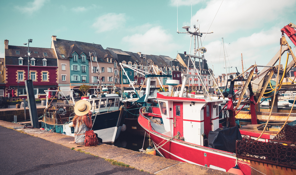 Hafen von Paimpol in der Bretagne - hotel saint quay portrieux